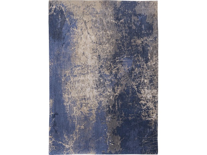 Dywan Nowoczesny Niebieski - ABYSS BLUE 8629 Bawełna Prostokątny Dywany Pomieszczenie Sypialnia