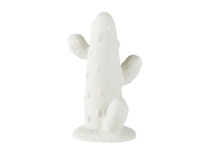 Figurka KJ Collection 5x9 cm kaktus biały D