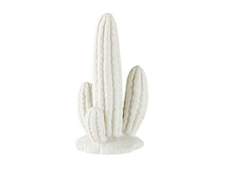 Figurka KJ Collection 5x10 cm kaktus biały F