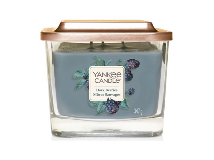 Świeca zapachowa z 3 knotami Yankee Candle Dark Berries