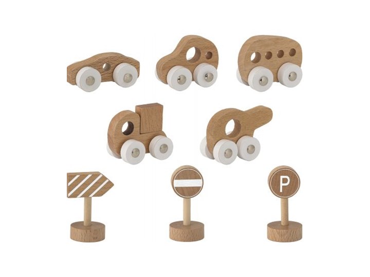 Zestaw dla dzieci Cars 6,5x6,5 cm drewniany