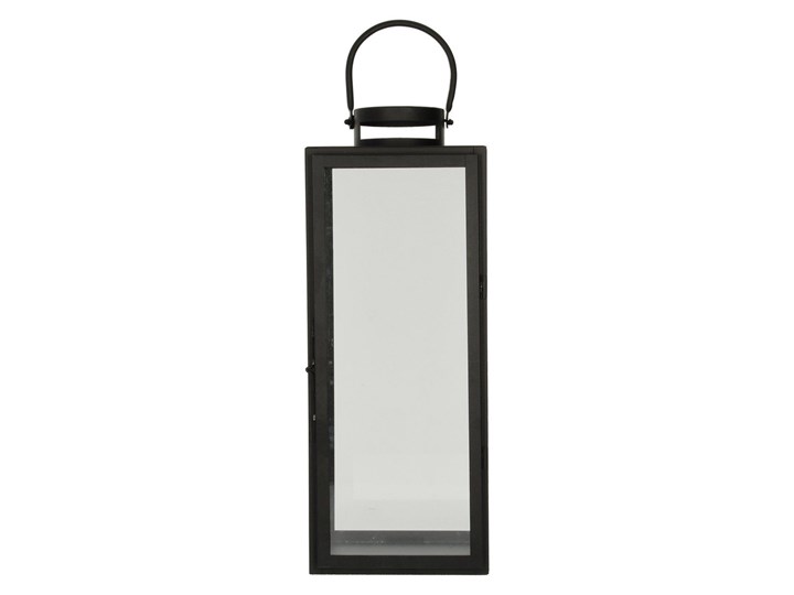 Lampion metalowy Elegance black wys.54cm, 20 × 21 × 54 cm Szkło Kategoria Lampiony do ogrodu