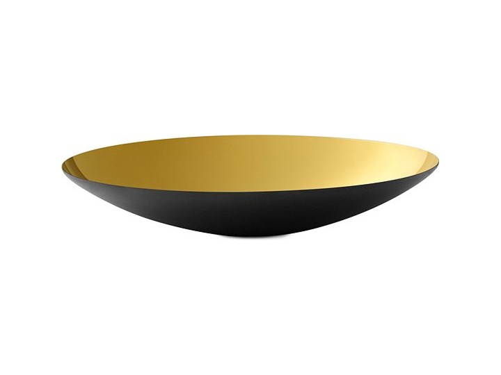 Miska płaska Krenit 16 cm złota