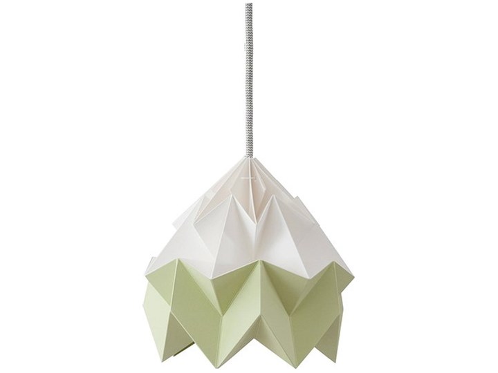 Lampa Moth dwukolorowa biało-zielona