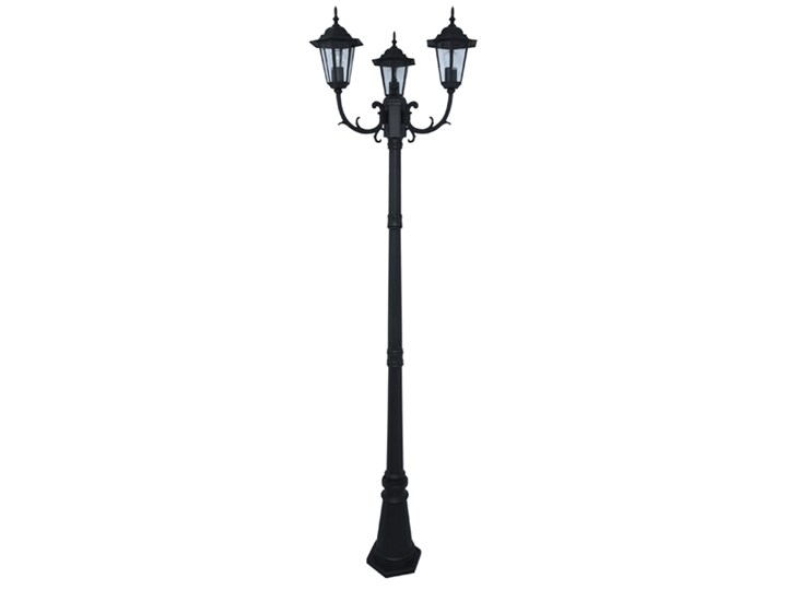 Wysoka zewnętrzna lampa stojąca K-7009A2/3 czarna z serii STANDARD
