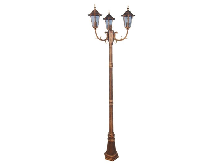 Wysoka zewnętrzna lampa stojąca K-7009A2/3 czarna z serii STANDARD Kolor Czarny Latarnia Kategoria Lampy ogrodowe