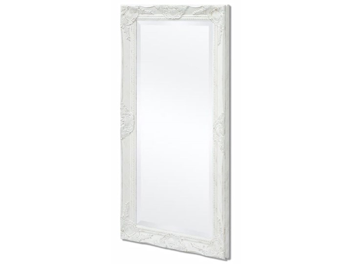 vidaXL Lustro ścienne w stylu barokowym, 100x50 cm, białe Prostokątne Lustro z ramą Pomieszczenie Garderoba