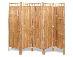 vidaXL 5-panelowy parawan bambusowy, 200x160 cm