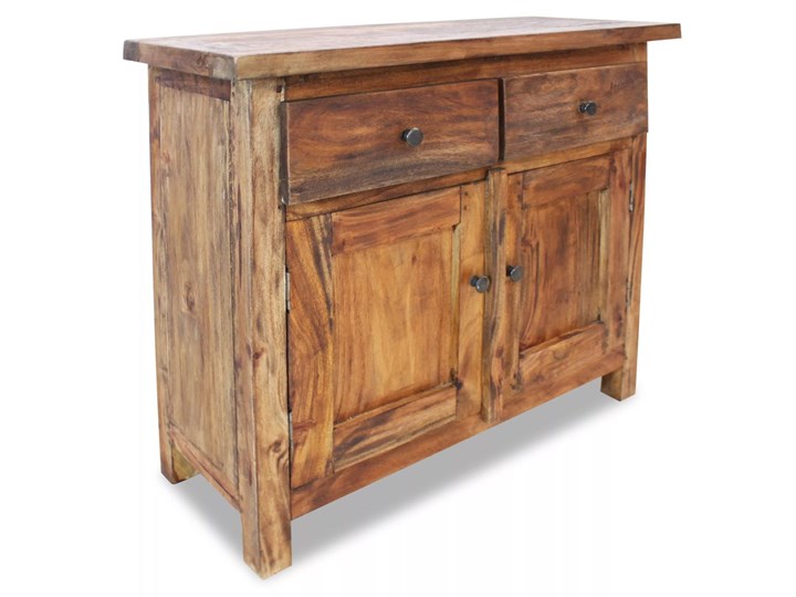 vidaXL Szafka, lite drewno z odzysku, 75 x 30 x 65 cm Szerokość 105 cm Z szafkami i szufladami Głębokość 30 cm Szerokość 75 cm Pomieszczenie Sypialnia Kolor Brązowy