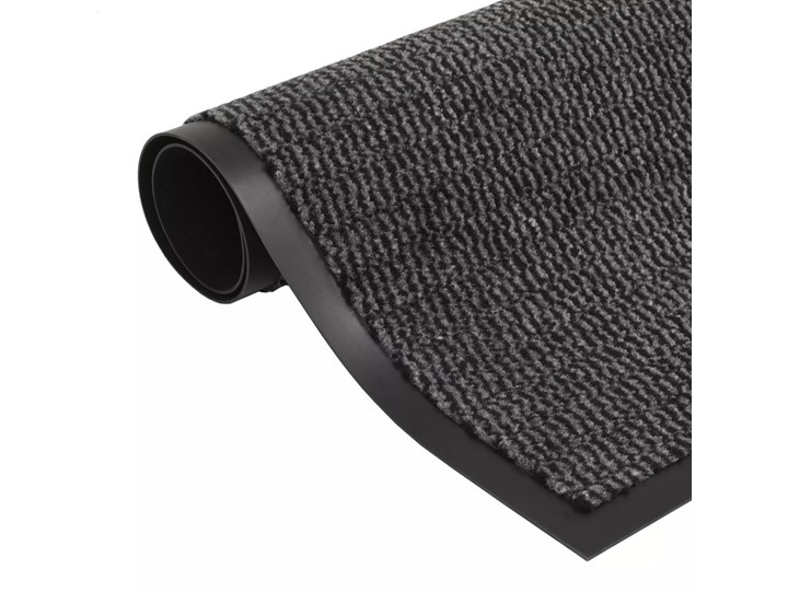 vidaXL Prostokątna wycieraczka przed drzwi 90 x 150 cm, antracytowa