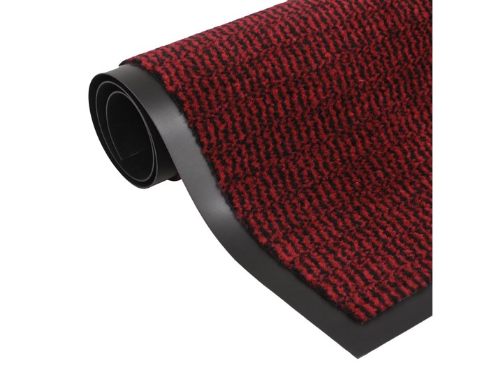 vidaXL Prostokątna wycieraczka przed drzwi 90 x 150 cm, czerwona