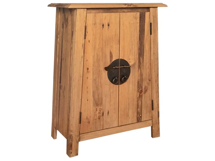 vidaXL Szafka do łazienki, lite drewno sosnowe z odzysku, 59x32x80 cm Stojące Szerokość 59 cm Głębokość 32 cm Kategoria Szafki stojące Kolor Beżowy