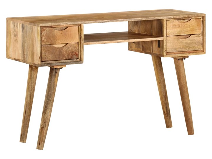 vidaXL Biurko z litego drewna mango, 115 x 47 x 76 cm