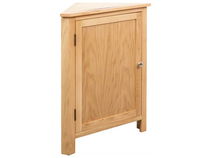 vidaXL Szafka narożna, 59 x 36 x 80 cm, lite drewno dębowe Płyta MDF Regał Kategoria Szafki kuchenne