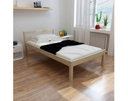 vidaXL Rama łóżka z litego drewna sosnowego, 90 x 200 cm