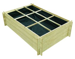 vidaXL Donica 150 x 150 x 40 cm, impregnowane drewno FSC