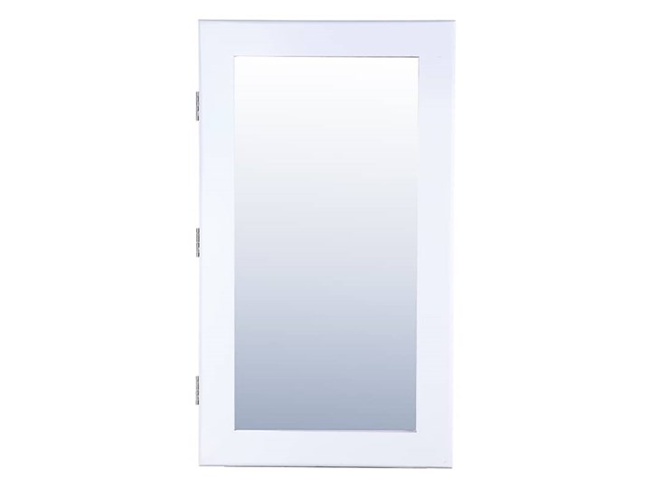 bhp Szkatułka, szafka na biżuterię z lustrem, drewno, biała, B421635