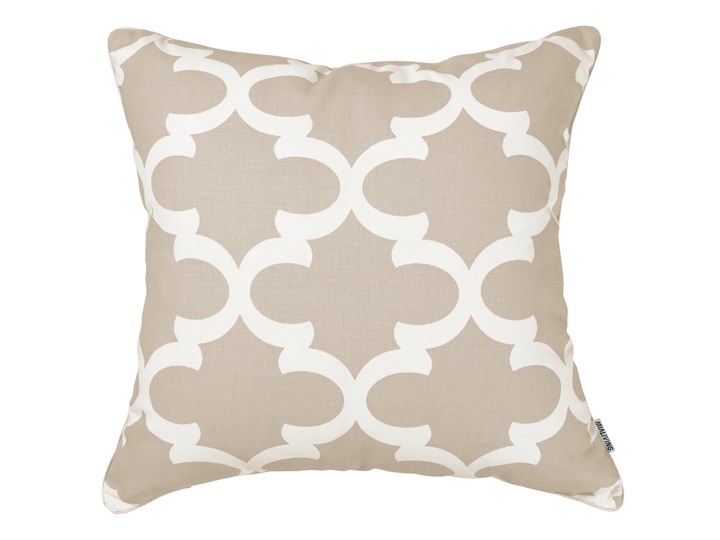 Poduszka dekoracyjna w marokańską koniczynę Marrakesh Taupe, Rozmiar: 45 x 45 cm
