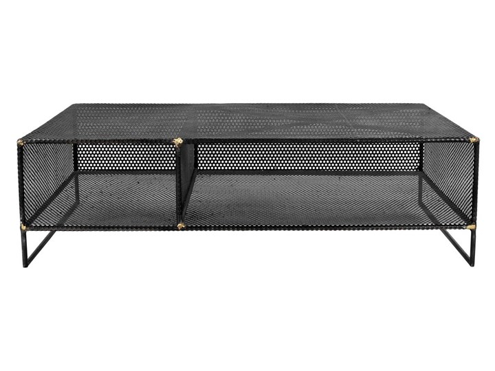Stolik kawowy Loftt, Rozmiar: 108 x 74 x 34 cm Kolor: czarny Materiał: metal