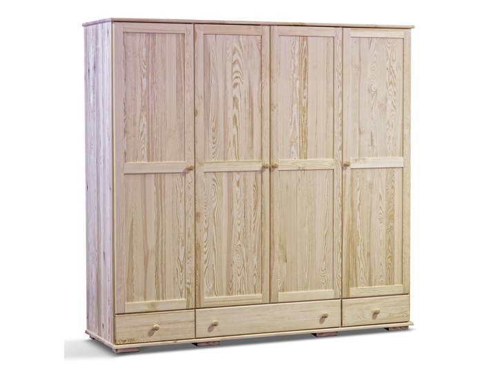 Szafa czterodrzwiowa 200 Modern drewniana Drewno Szerokość 202 cm Głębokość 60 cm Kategoria Szafy do garderoby Wysokość 195 cm Wysokość 202 cm Styl Nowoczesny