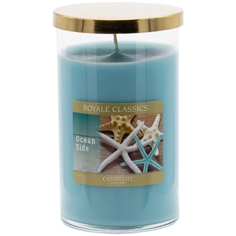 Candle-lite Royale Classics 17 oz luksusowa świeca zapachowa w szklanym słoju ~ 110 h - Ocean Side