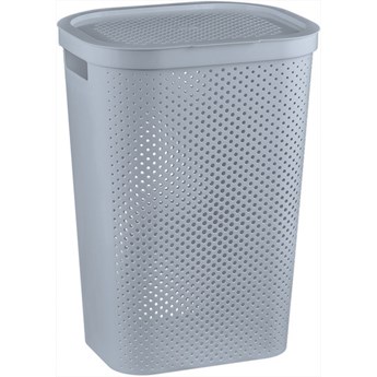 Kosz na bieliznę Curver Infinity 60l szary