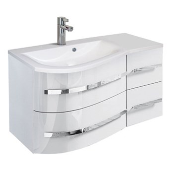 Szafka łazienkowa z umywalką Oristo Opal OR30-SD4S-90-1-L lewa