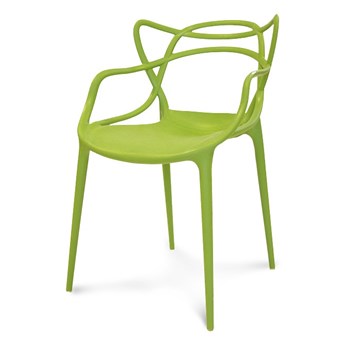 Krzesło ażurowe nowoczesne do ogrodu stylowe na balkon taras masters zielone 547 DF/BB