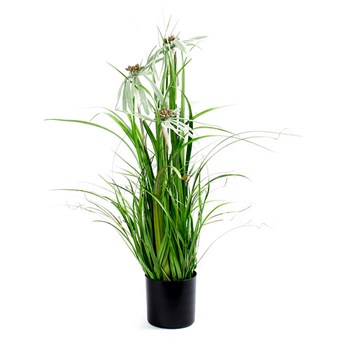 Sztuczna trawa roślina w doniczce do salonu Swan 76 cm - II TR-SWA-076-II