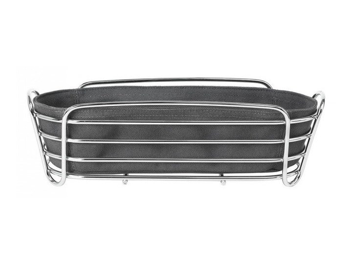 Kosz na pieczywo oval, magnet Blomus Koszyk na pieczywo Tkanina Metal Kolor Srebrny