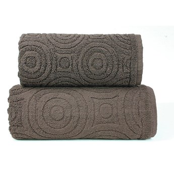 EMMA 2  BRĄZOWY ręcznik bawełniany GRENO