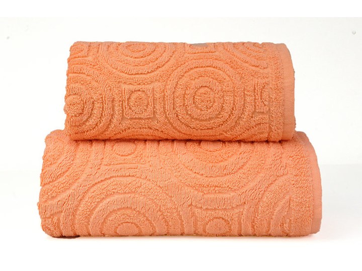 EMMA 2 Pomarańczowy ręcznik bawełniany GRENO Ręcznik do rąk Bawełna 50x100 cm Ręcznik kąpielowy Łazienkowe Kategoria Ręczniki