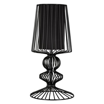Druciana lampa stołowa AVEIRO Black wys. 43cm