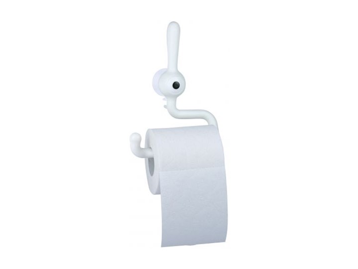 Uchwyt na papier toaletowy Toq biały