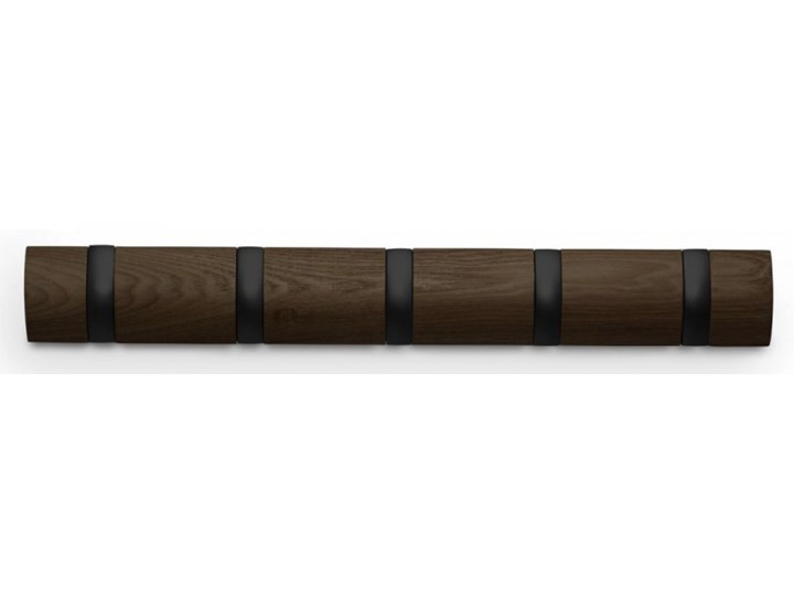 UMBRA - Wieszak ścienny drewno/czarny, Flip 5 kod: 318850-048