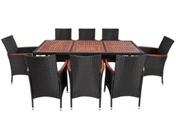 Zestaw ogrodowy CAROL meble ogrodowe z technorattanu Tworzywo sztuczne Stal Tworzywo sztuczne Aluminium Zestawy wypoczynkowe Zawartość zestawu Z krzesłem Aluminium Stal Stoły z krzesłami Zawartość zestawu Z fotelem