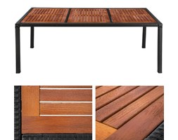 Zestaw ogrodowy CAROL meble ogrodowe z technorattanu Tworzywo sztuczne Stal Tworzywo sztuczne Aluminium Zestawy wypoczynkowe Zawartość zestawu Z krzesłem Aluminium Stal Stoły z krzesłami Zawartość zestawu Z fotelem