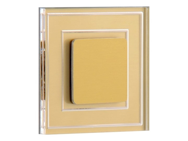 LDST KE-01-SZ-BC8 - LED Oświetlenie schodowe KELLY 8xLED/1,2W/230V złote 3500K