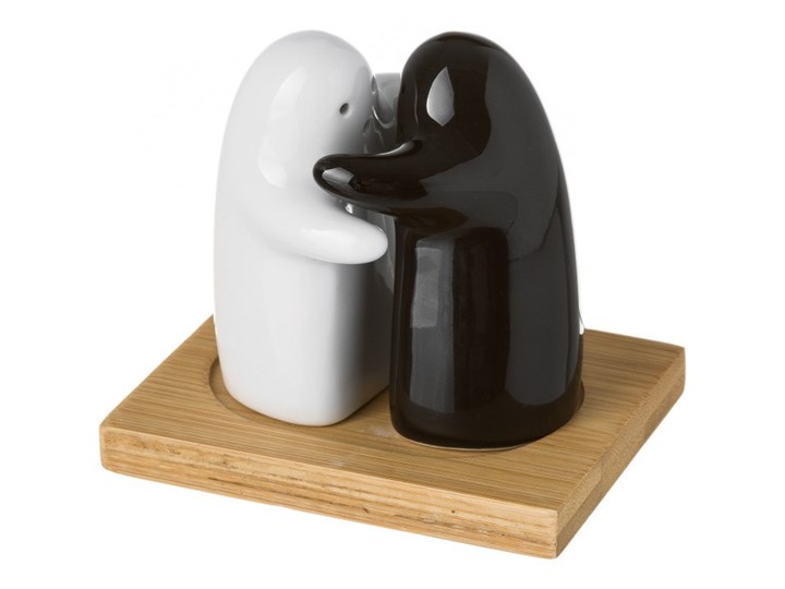 Ceramiczny zestaw solniczki i pieprzniczki Unimasa Ghosts