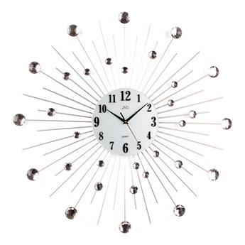 Zegar ścienny JVD HJ20 z kryształkami średnica 69 cm