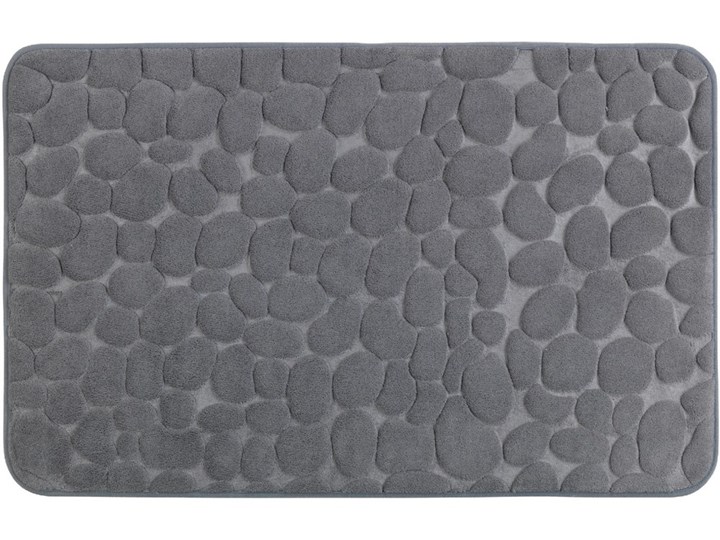 Szary dywanik łazienkowy z pianką z pamięcią kształtu Wenko Grey, 80x50 cm 50x80 cm Kategoria Dywaniki łazienkowe