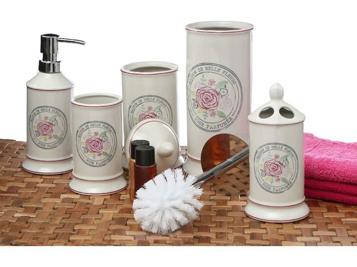 Kremowy kamionkowy dozownik do mydła Premier Housewares Belle, 275 ml Ceramika Dozowniki Kolor Beżowy Kategoria Mydelniczki i dozowniki