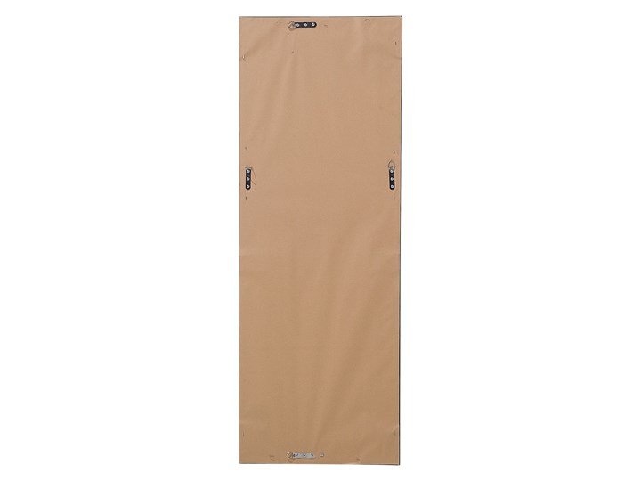 Lustro ścienne wiszące złote 51 x 141 cm ozdobne salon sypialnia Prostokątne Lustro z ramą Kolor Złoty