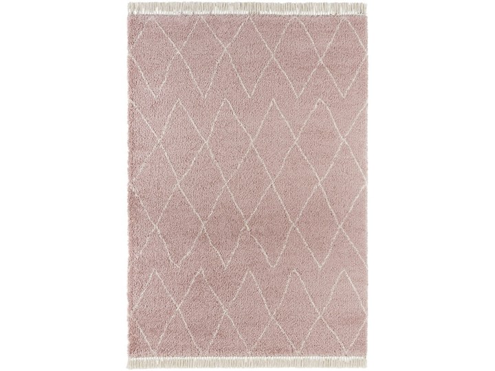Różowy dywan Mint Rugs Jade, 120x170 cm Syntetyk Dywany Juta Prostokątny Kategoria Dywany