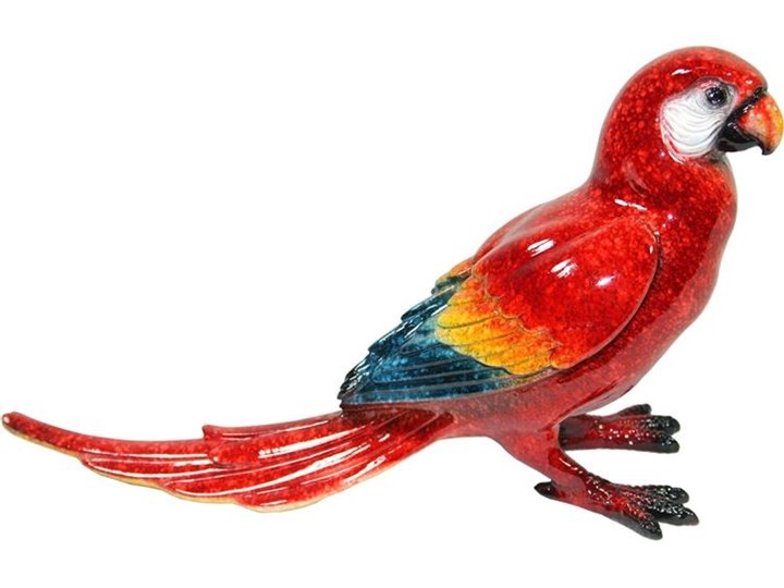 CZERWONA PAPUGA III ozdoba, 20x13x7 cm