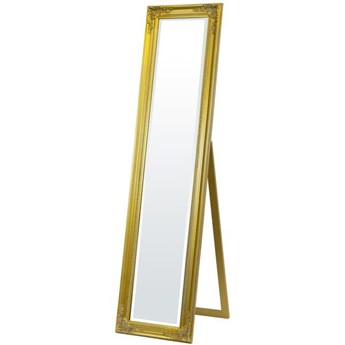 NORA GOLD lustro podłogowe stojące złote, 155x40x47 cm