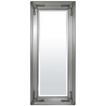 MILORD lustro w srebrnej ramie, 140x60x3 cm, rama 11 cm