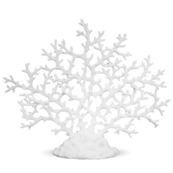 KORALOWIEC biała dekoracja, 35x43x10,5 cm