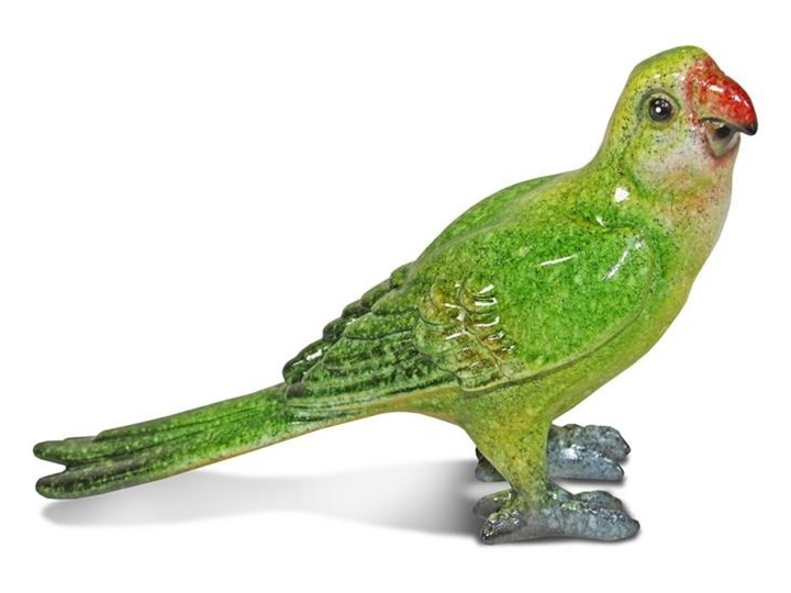 ZIELONA PAPUGA ozdoba, 10x15x5 cm