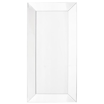 CLEAR lustro w prostej szerokiej ramie lustrzanej, 120x62 cm, rama 10 cm
